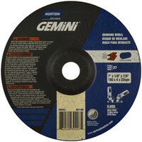 NORTON: 7 X 1/8 X 7/8 TYPE 27 DEPRESSED CENTER WHEELS, 24 GRIT, 20 PER BOX